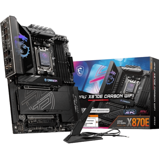 MSI MPG X870E CARBON WIFI ATX Motherboard for AMD Socket AM5 CPUs